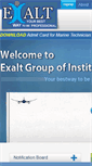 Mobile Screenshot of exaltedu.com