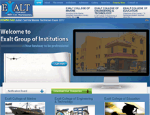 Tablet Screenshot of exaltedu.com